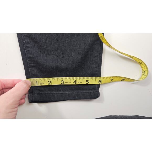 NWT Vineyard Vines Black Skinny Jeans Jet Black sz 16 career casual preppy ankle - Picture 11 of 12